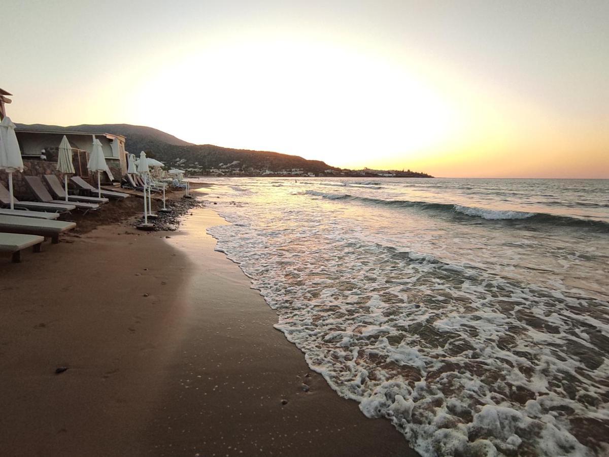 Dedalos N3 Sea View Apartment-30 Metres From The Beach Stalida Exterior foto